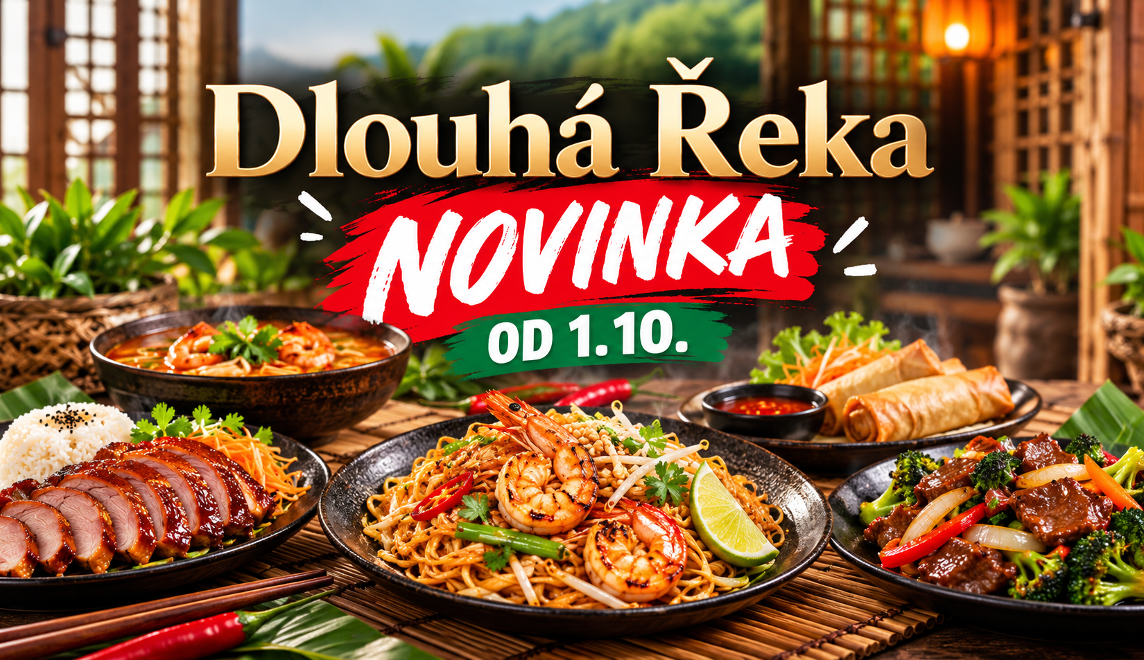 Novinka Dlouhá řeka od 1.10.!