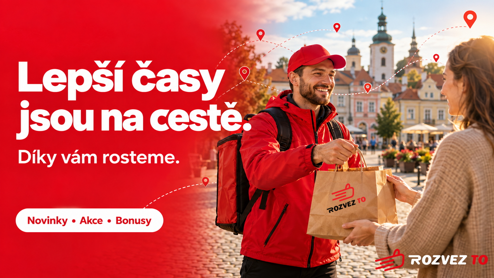 Díky vám rosteme - Rozvez to